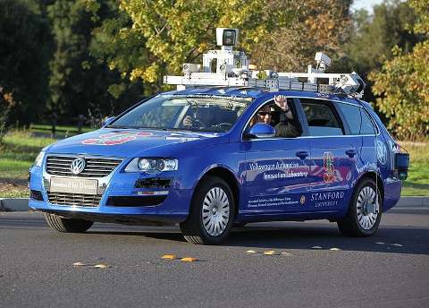 LIDAR device on autonomous vehicle